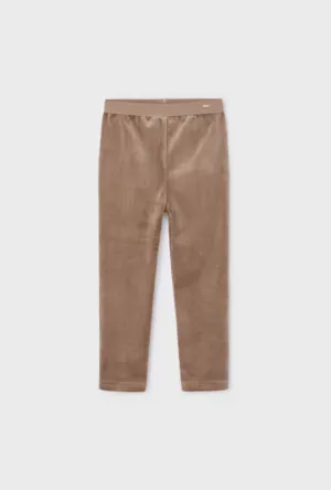 Girls Velvet Leggings