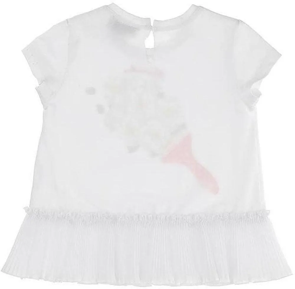 Girls White T-Shirt