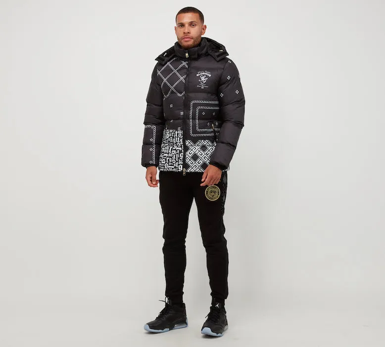 Glorious Gangsta Postono Puffer Jacket Black