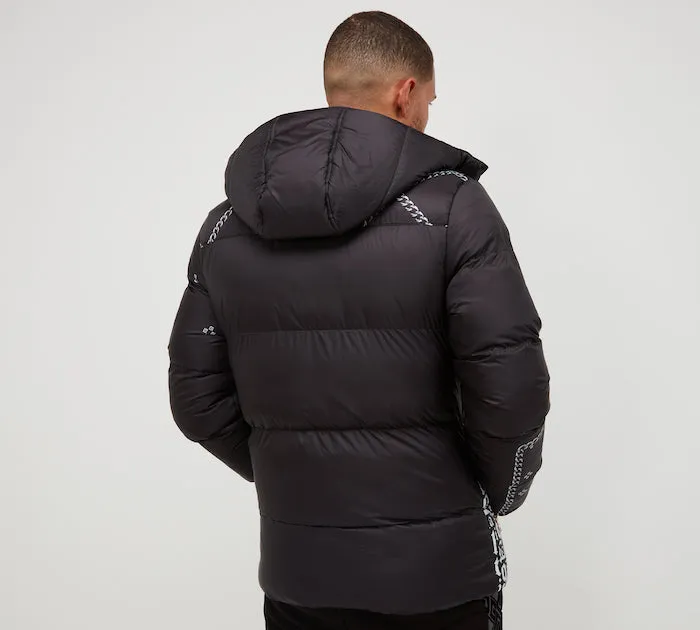 Glorious Gangsta Postono Puffer Jacket Black