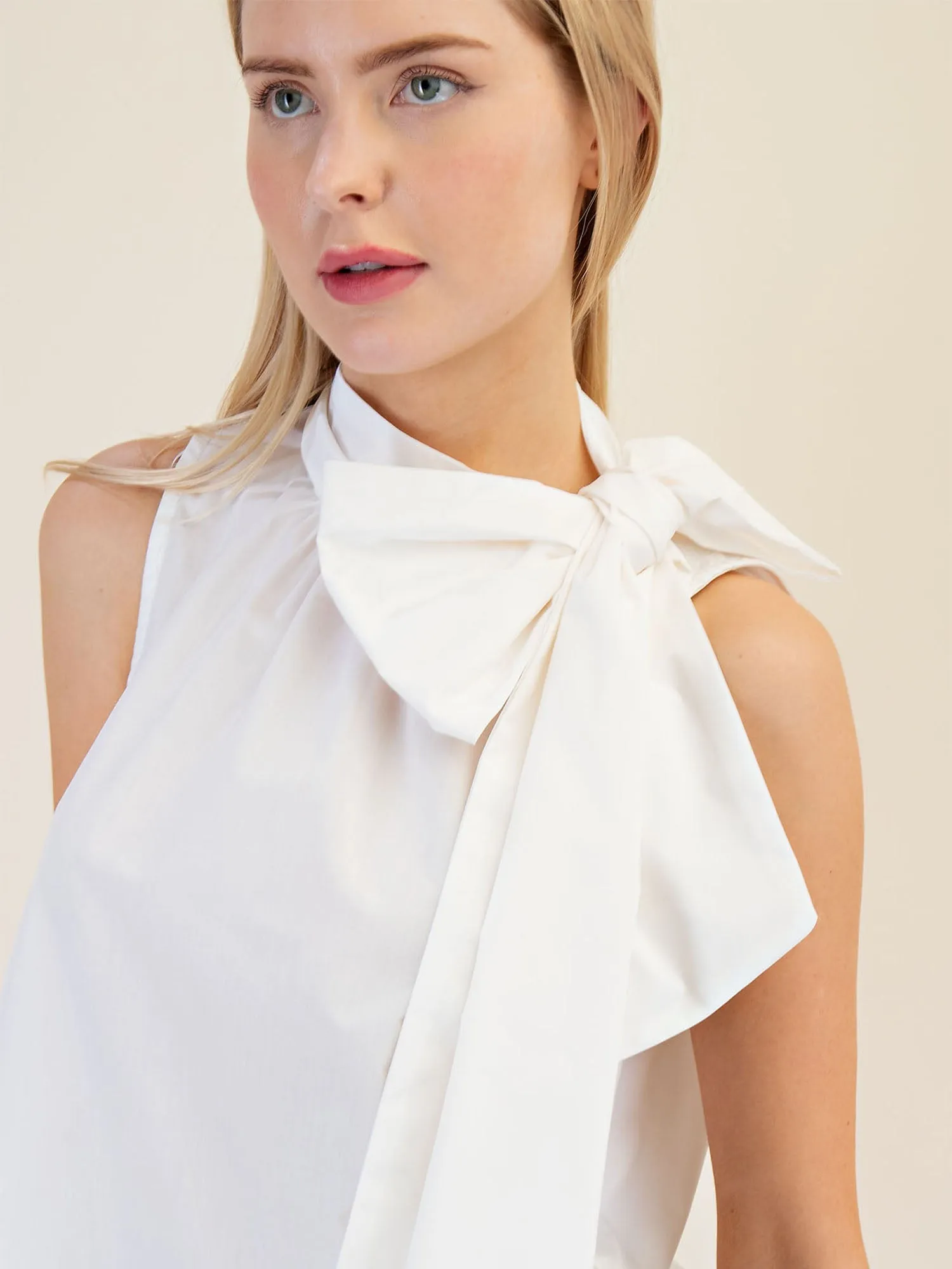 Halter Neck Bow Top