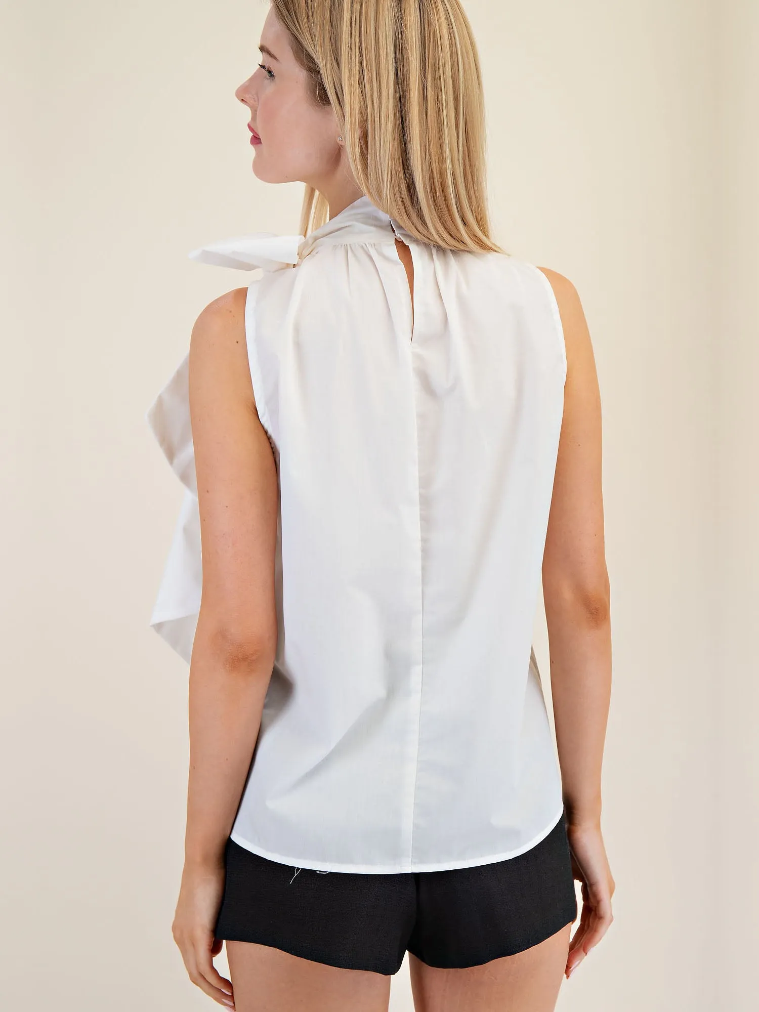 Halter Neck Bow Top