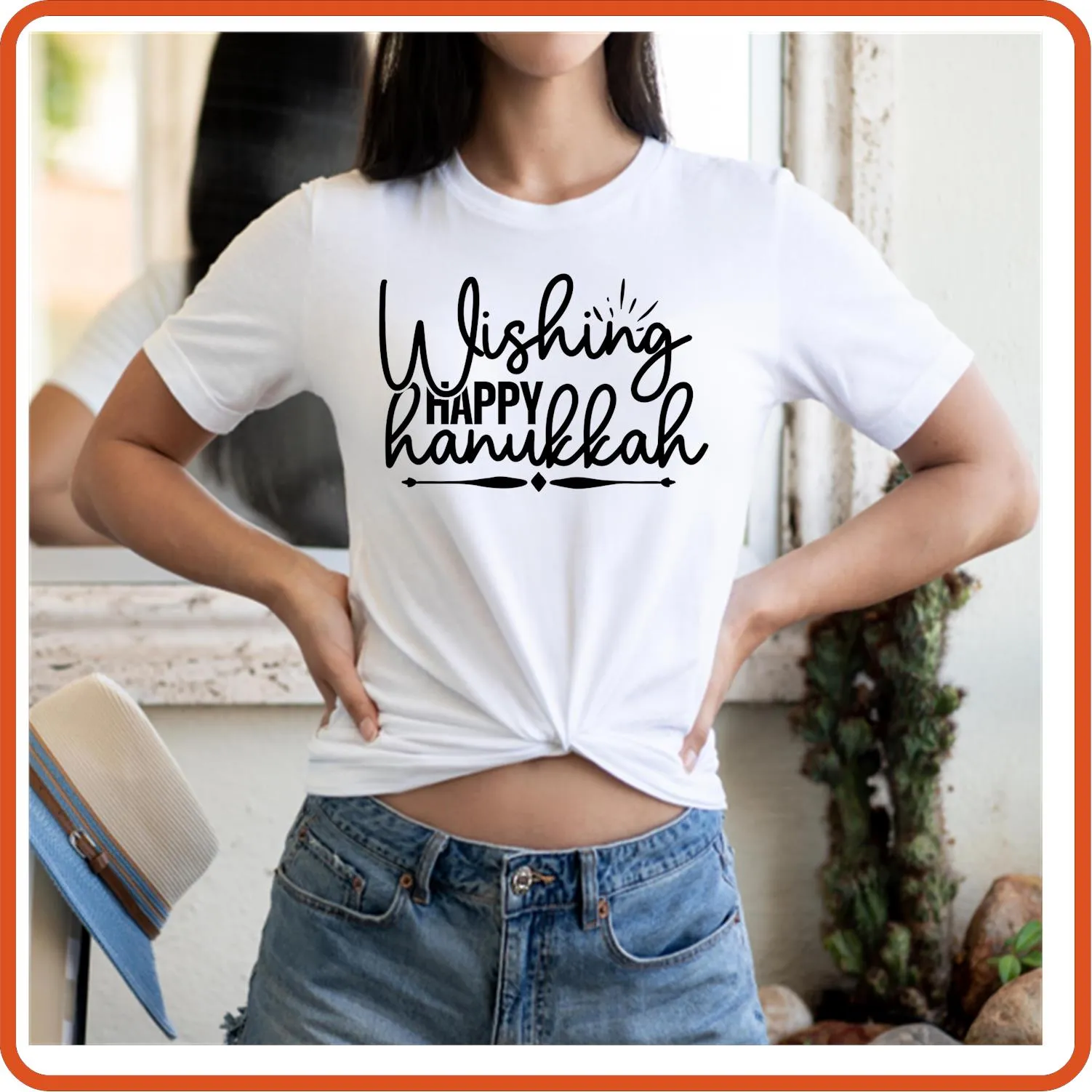 Hanukkah Graphic T-shirts | Hanukkah Shirts | SEC Apparel | Wishing Happy Hanukkah