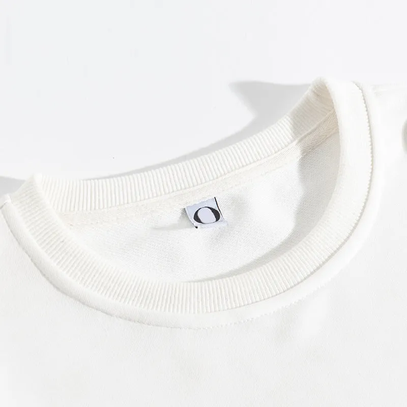 Happy December O-Neck White Sweater D