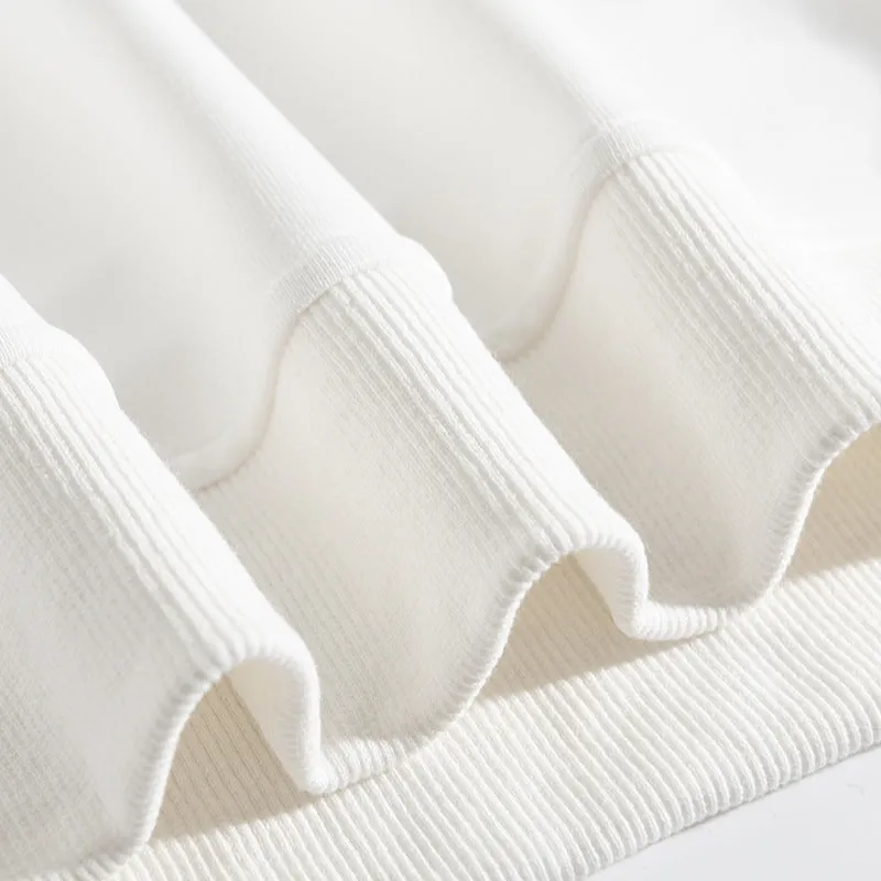 Happy December O-Neck White Sweater D
