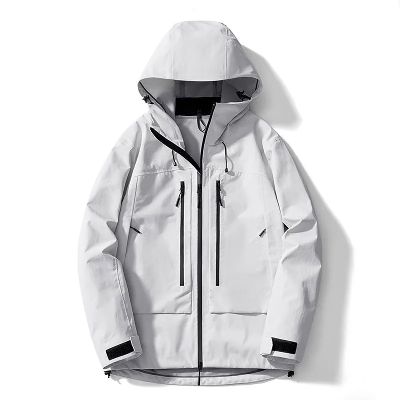 Hard Shell Jacket | YKK Zipper | Windproof | Rainproof | Breathable