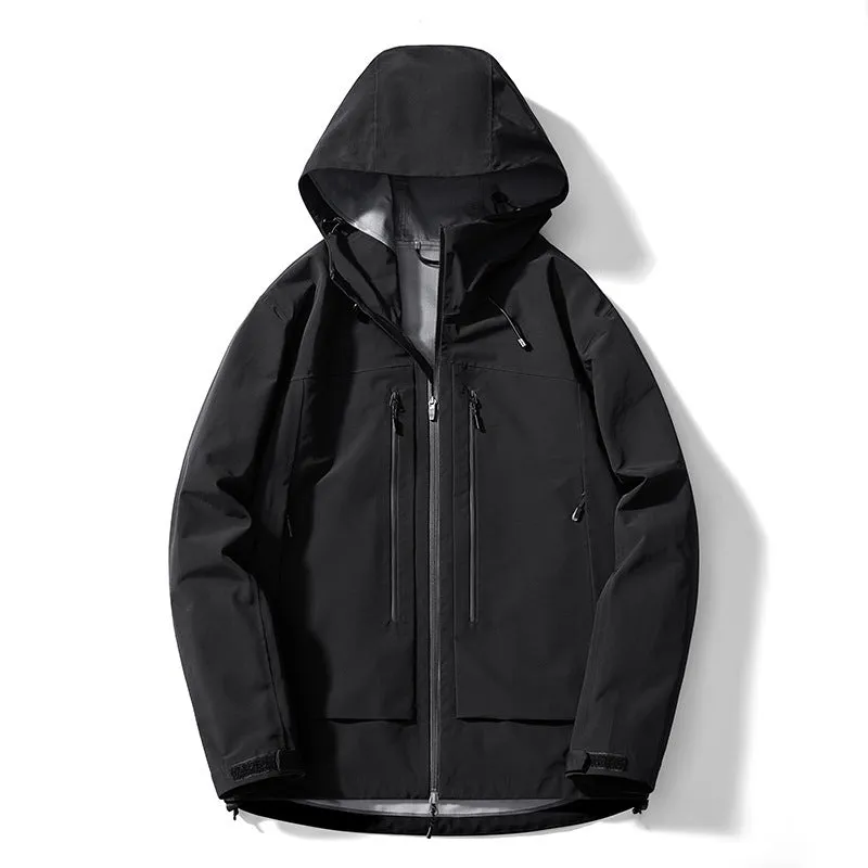 Hard Shell Jacket | YKK Zipper | Windproof | Rainproof | Breathable