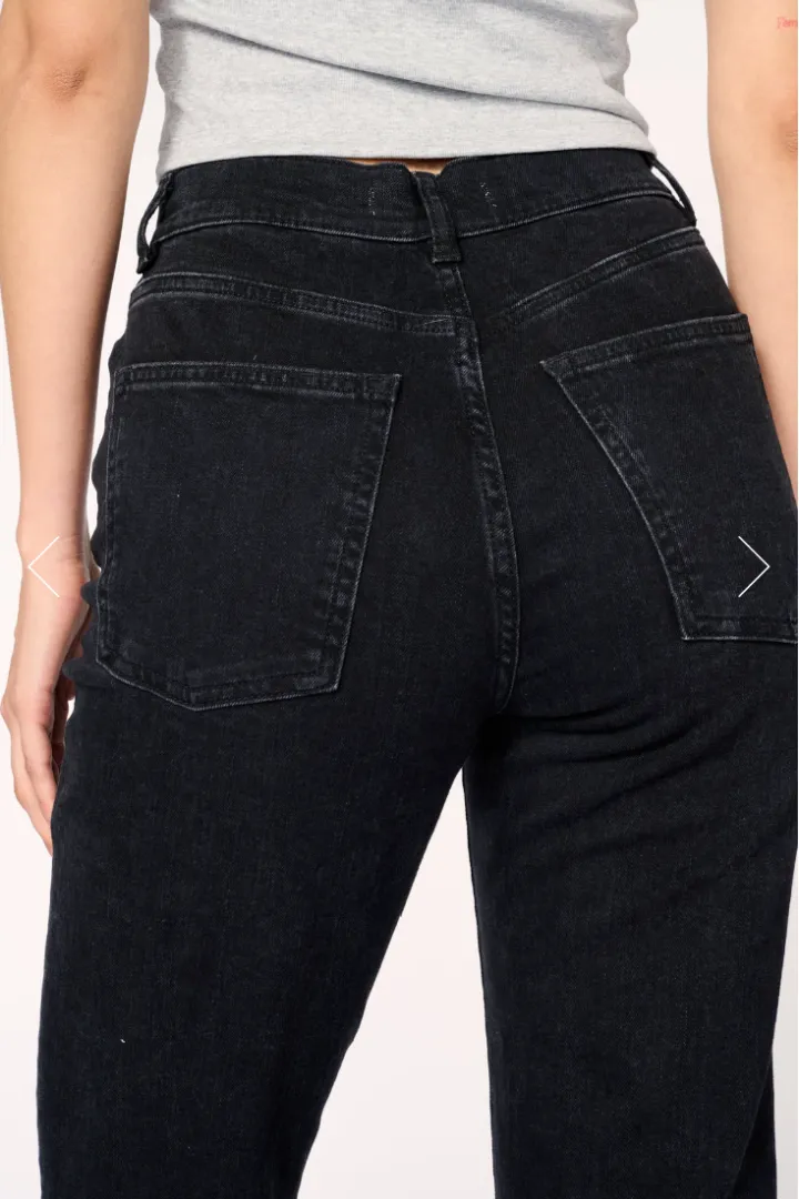 High Rise Straight Denim -ASE