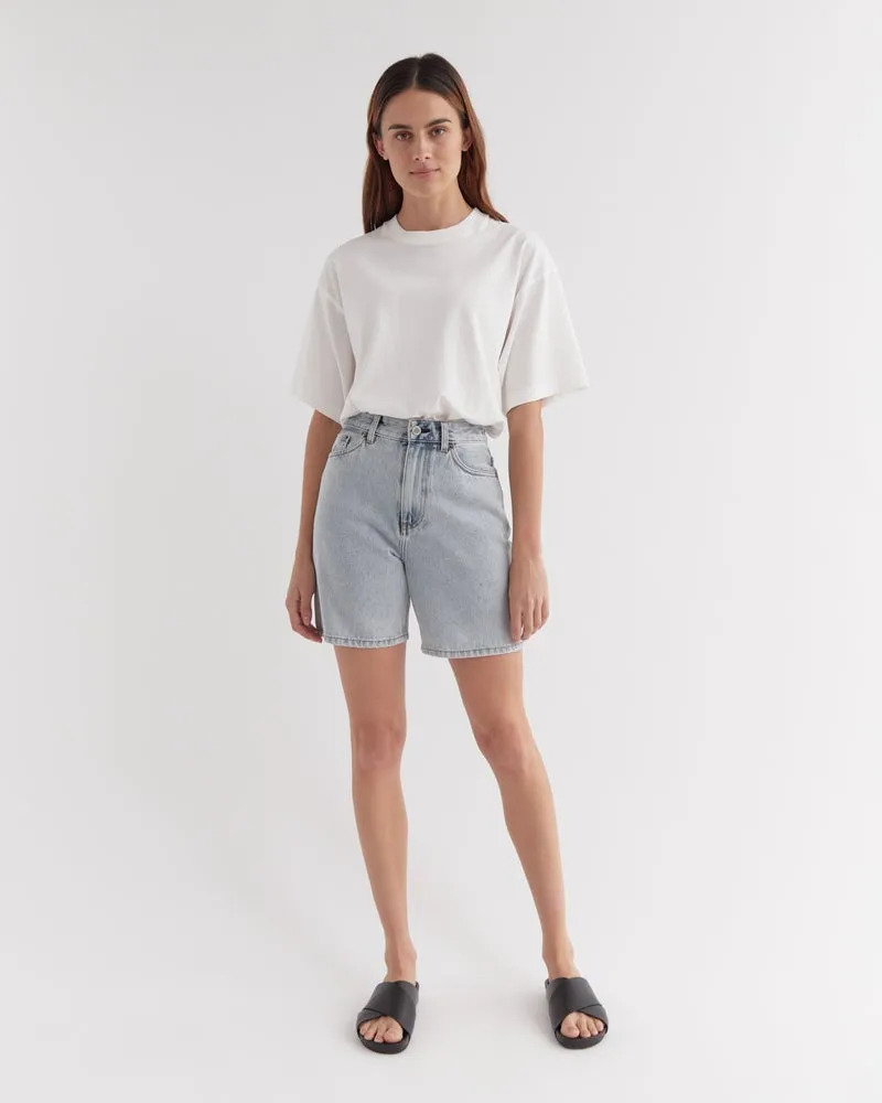 High Waist Boyfriend Short Super Light