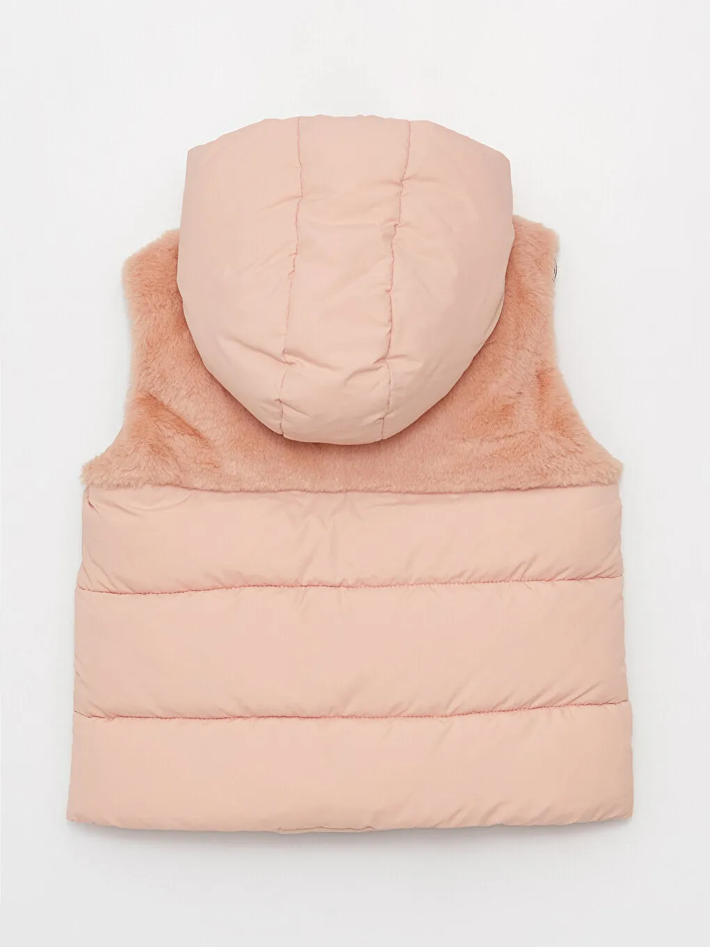 Hooded Girls Puffer Vest