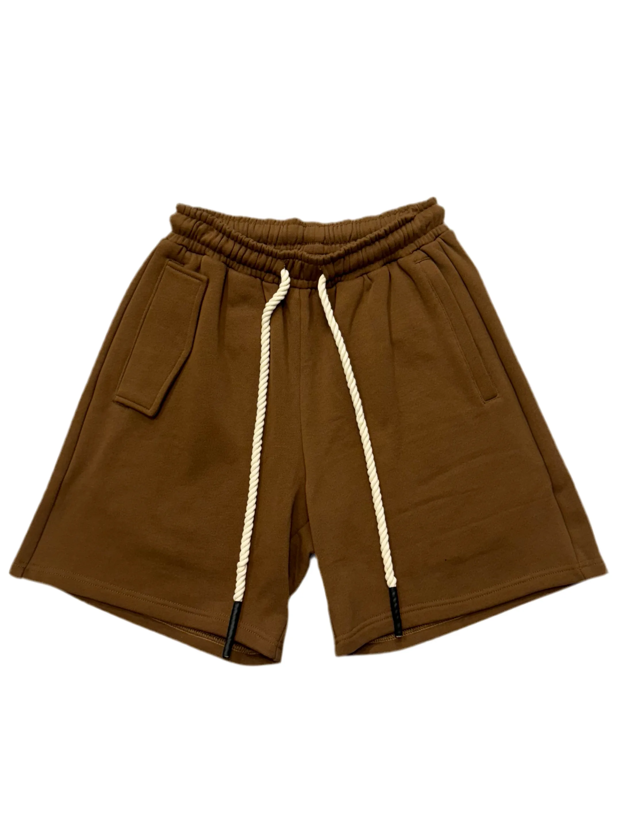 HYPEBOYS Uniform HB Logo Cotton Shorts (Brown)