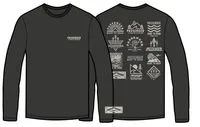 Icon Recycled Cotton LS T-Shirt - Black