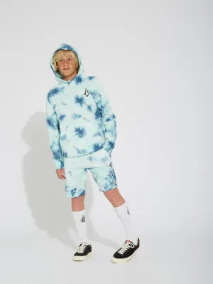Iconic Stone Plus Fleece Short - TEMPLE TEAL - (KIDS)
