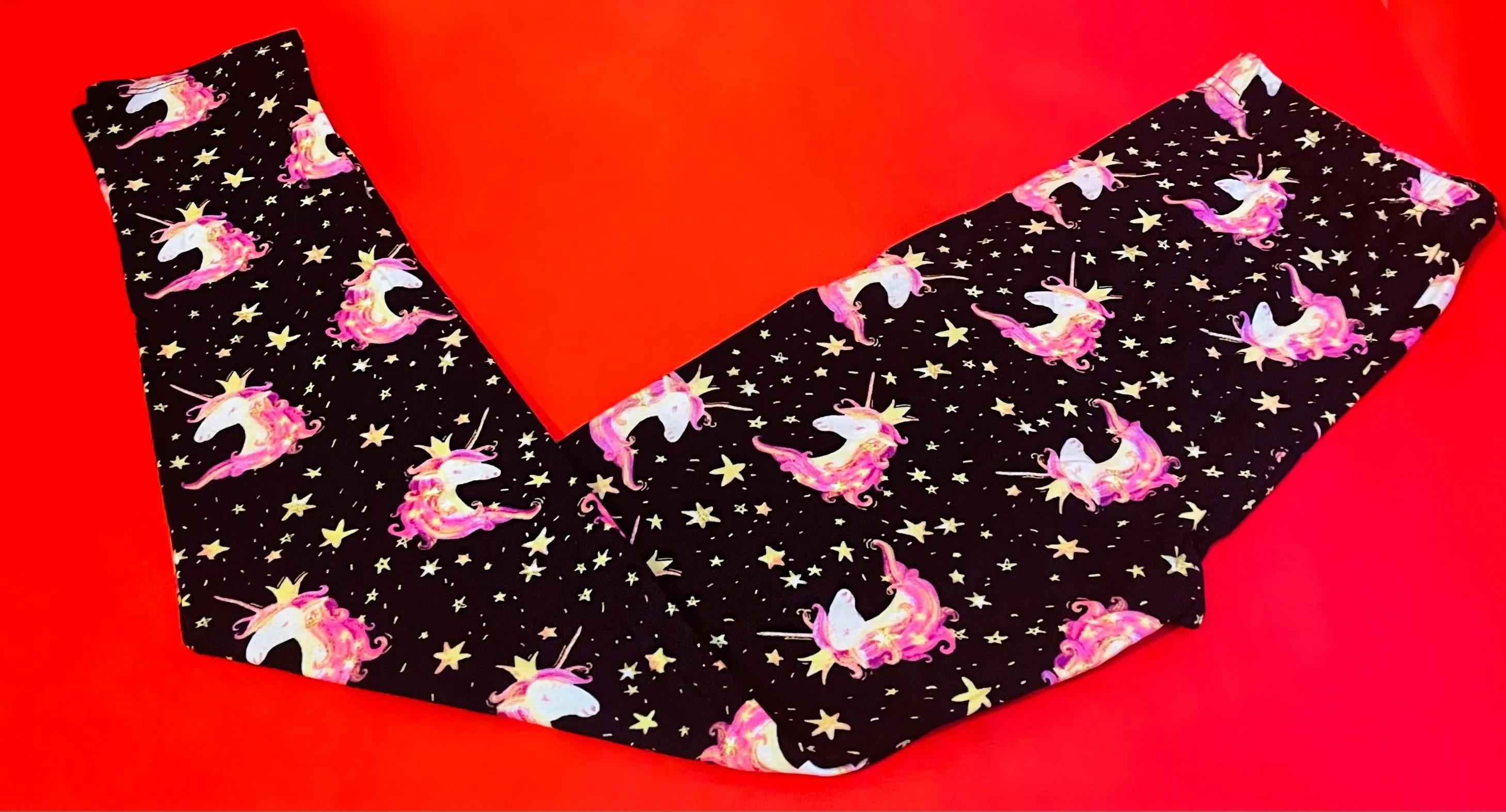 I’m A Fkn Unicorn Leggings (Black & Pink Multi)