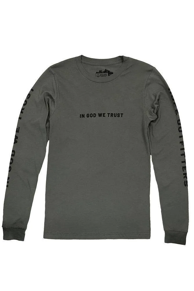 In God We Trust Longsleeve Graphic Tee