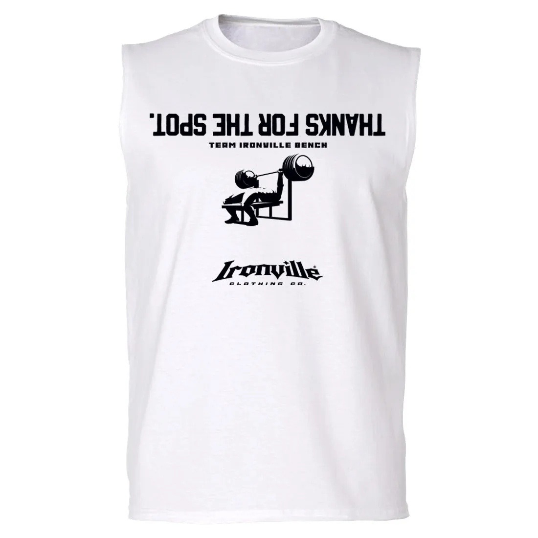 Ironville THANKS FOR THE SPOT Sleeveless Muscle T-shirt