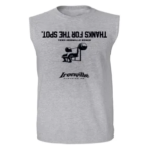 Ironville THANKS FOR THE SPOT Sleeveless Muscle T-shirt