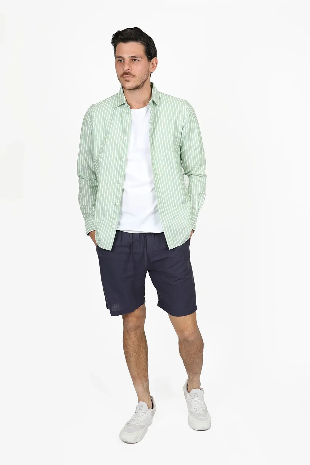 JAMES HARPER LINEN RELAXED WAIST SHORT JHSH30