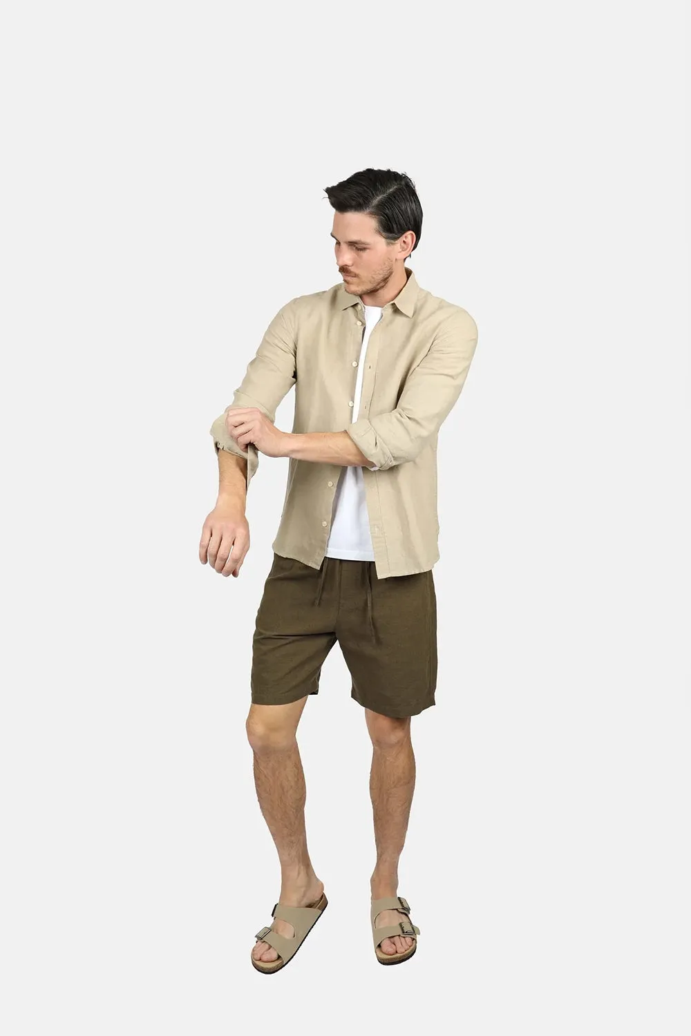 JAMES HARPER LINEN RELAXED WAIST SHORT JHSH30