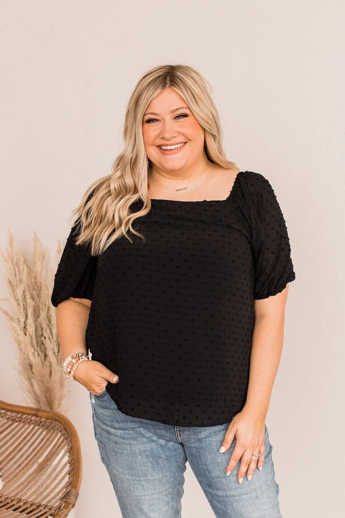 Joy In The Journey Off The Shoulder Blouse- Black