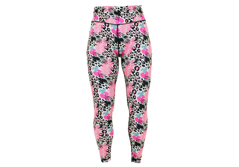 Jungle Blush Leggings with pockets