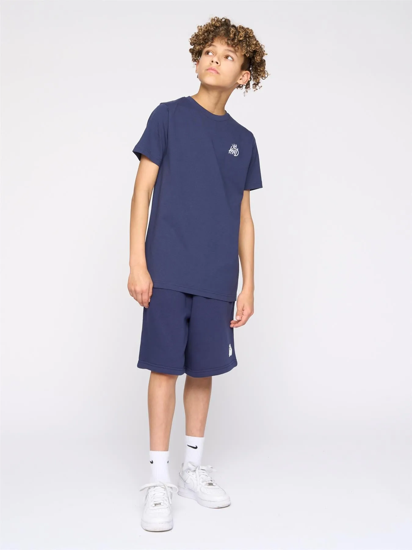 Kids Crosby Jog Shorts Navy