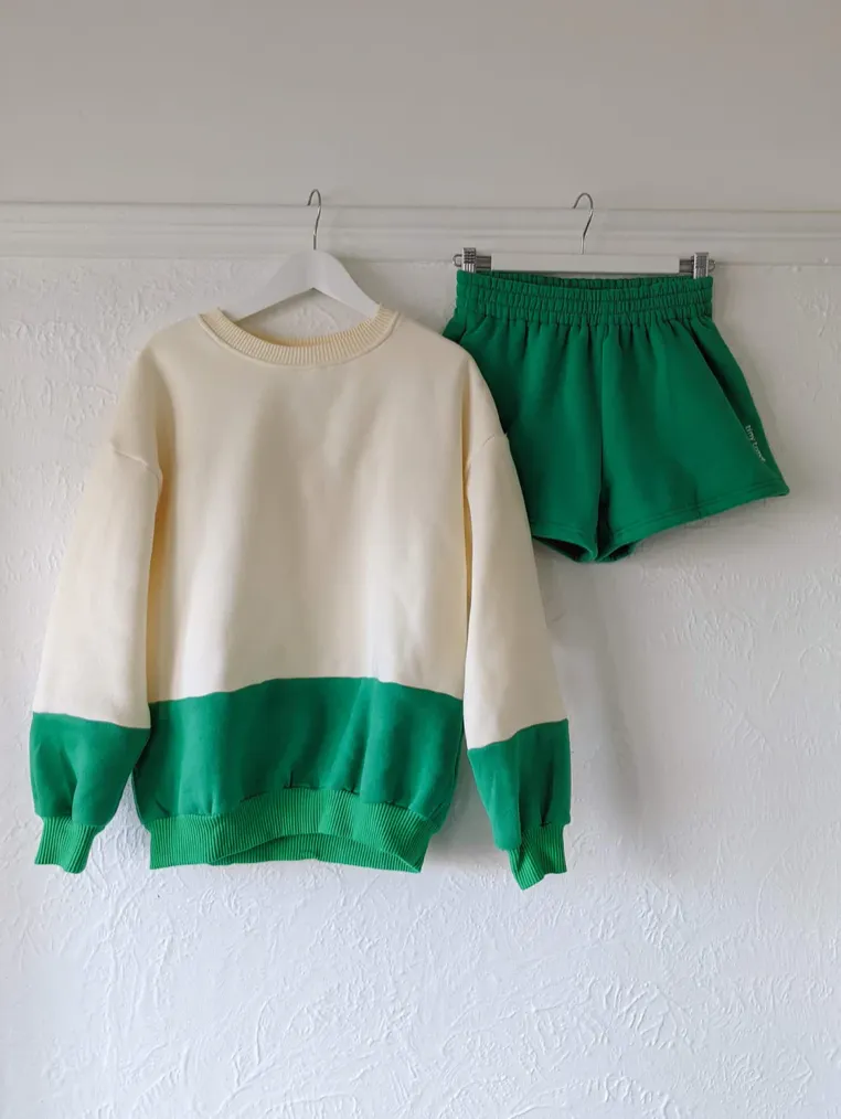 Kids Frankie Logo Shorts Green