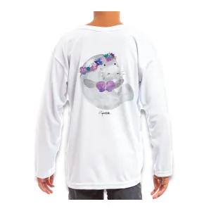 Kids Manatee Mermaid Long Sleeve