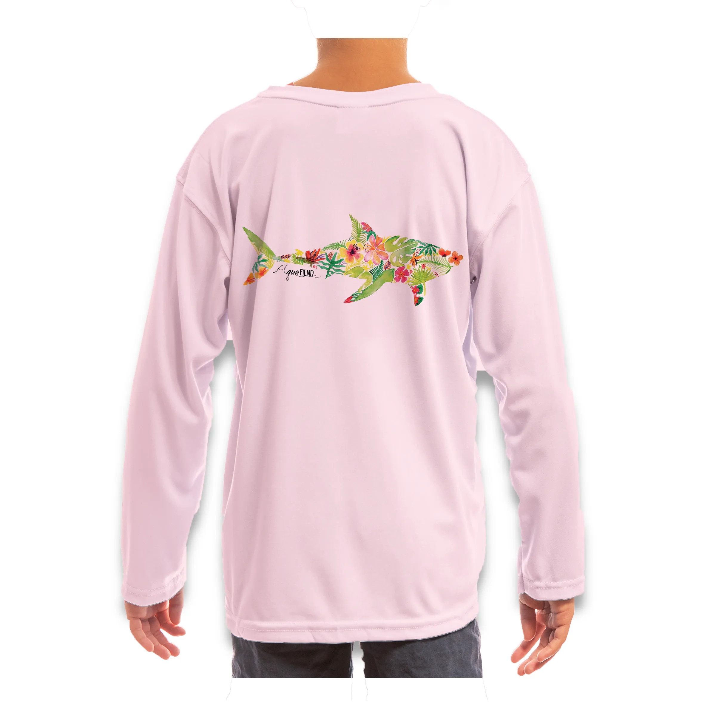 Kids Tropical Shark Long Sleeve