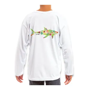 Kids Tropical Shark Long Sleeve
