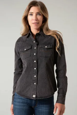 Kimes Ranch Women's Kaycee Denim OD Black Shirt