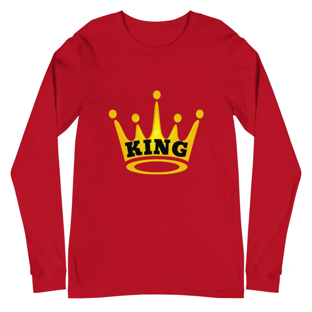 King Unisex Long Sleeve Tee