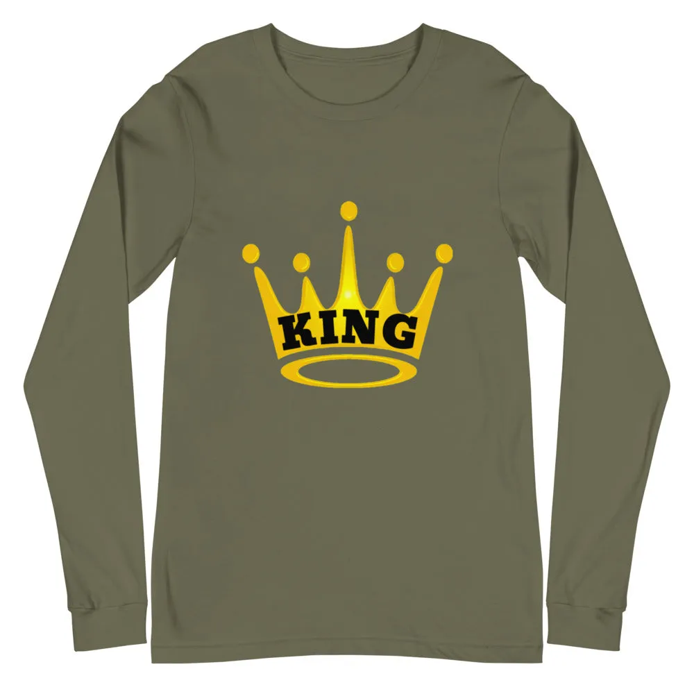King Unisex Long Sleeve Tee