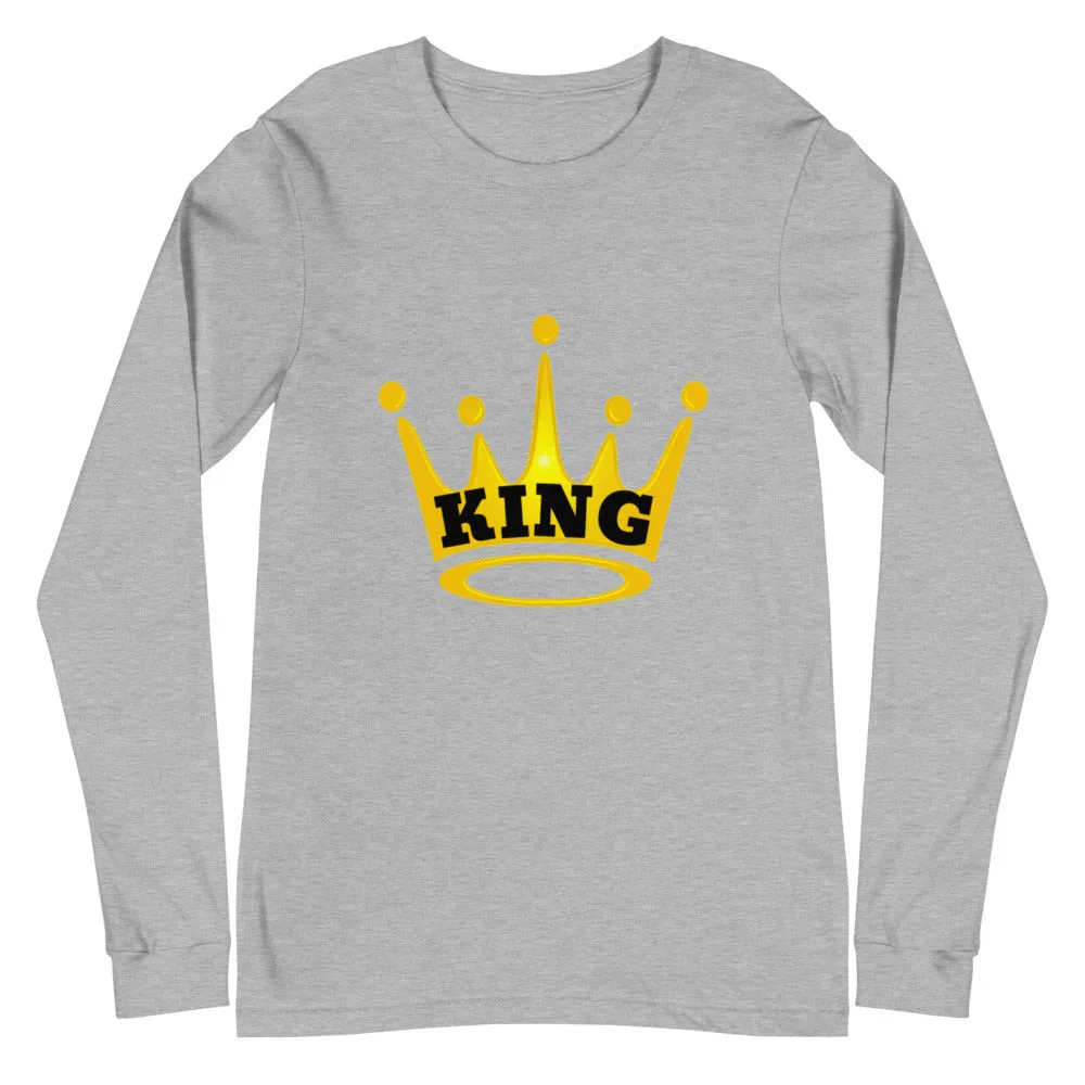King Unisex Long Sleeve Tee