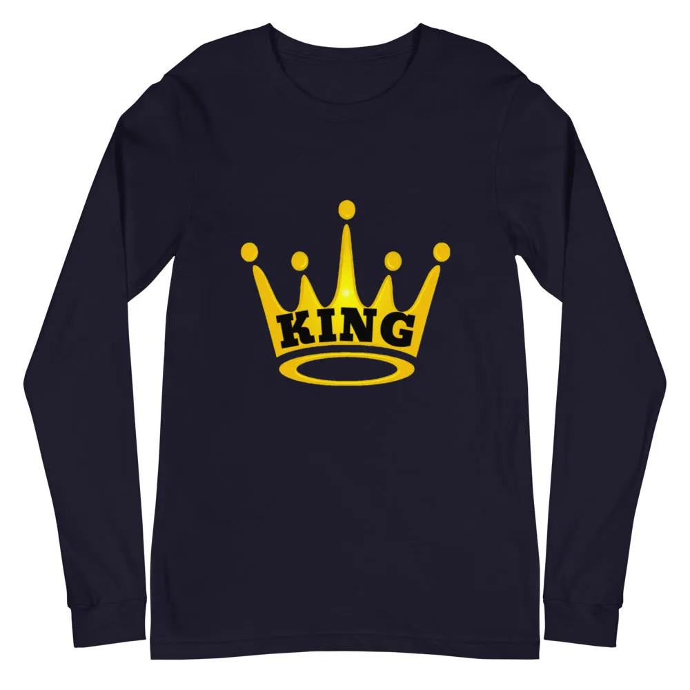 King Unisex Long Sleeve Tee