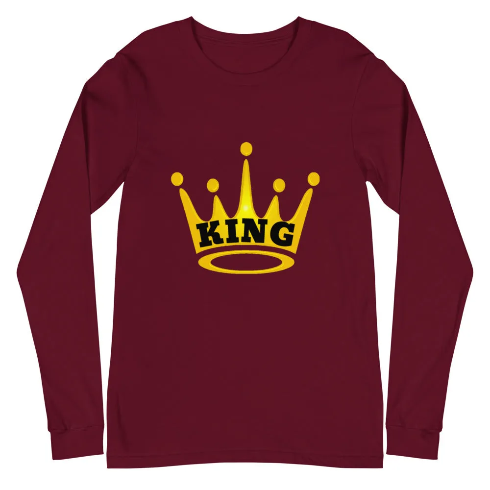 King Unisex Long Sleeve Tee