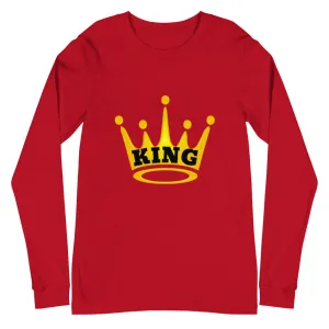 King Unisex Long Sleeve Tee