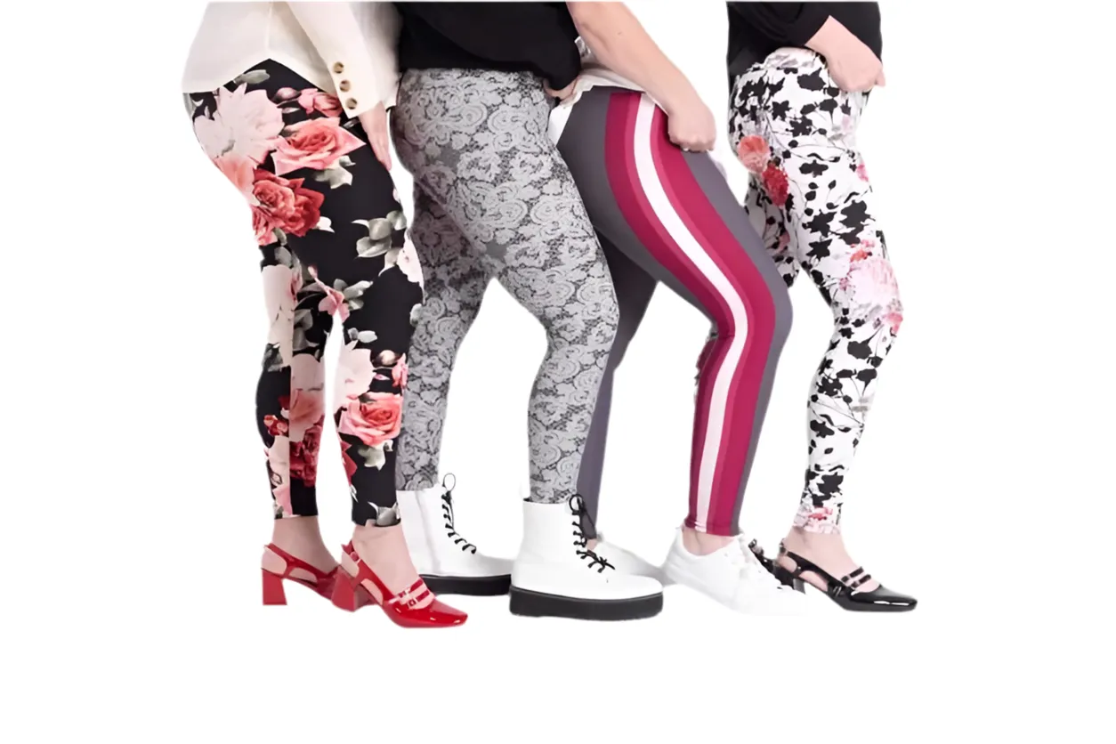 Leggings - Turquoise Navy Tribal