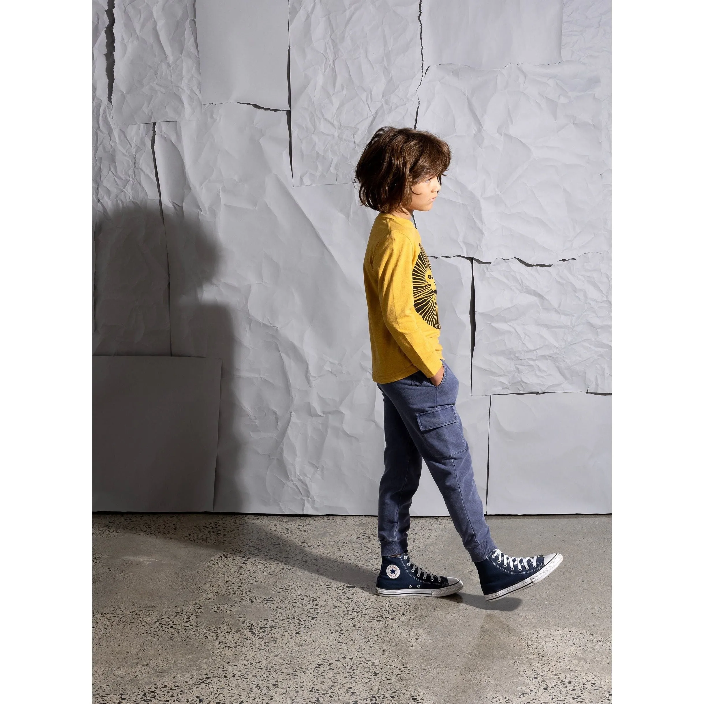 Lion Circle Tee - Mustard Marle