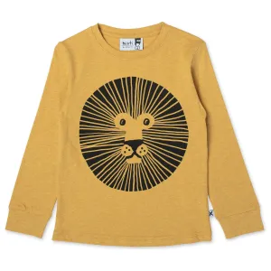 Lion Circle Tee - Mustard Marle