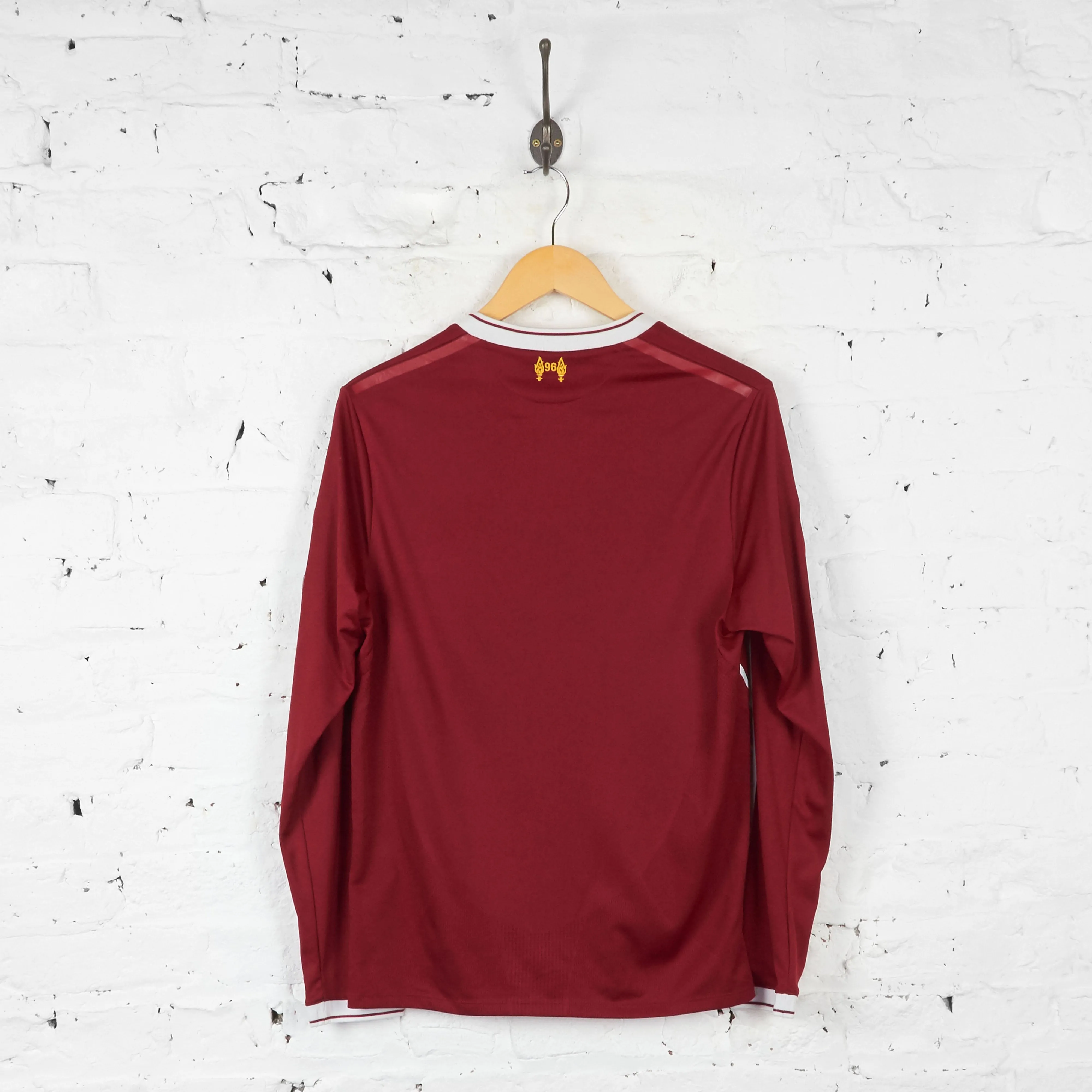 Liverpool 2017-18 Champions League Long Sleeve Football Shirt - Red - S