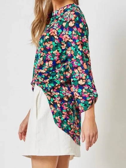 Lizzy 3/4 Sleeve Floral Top