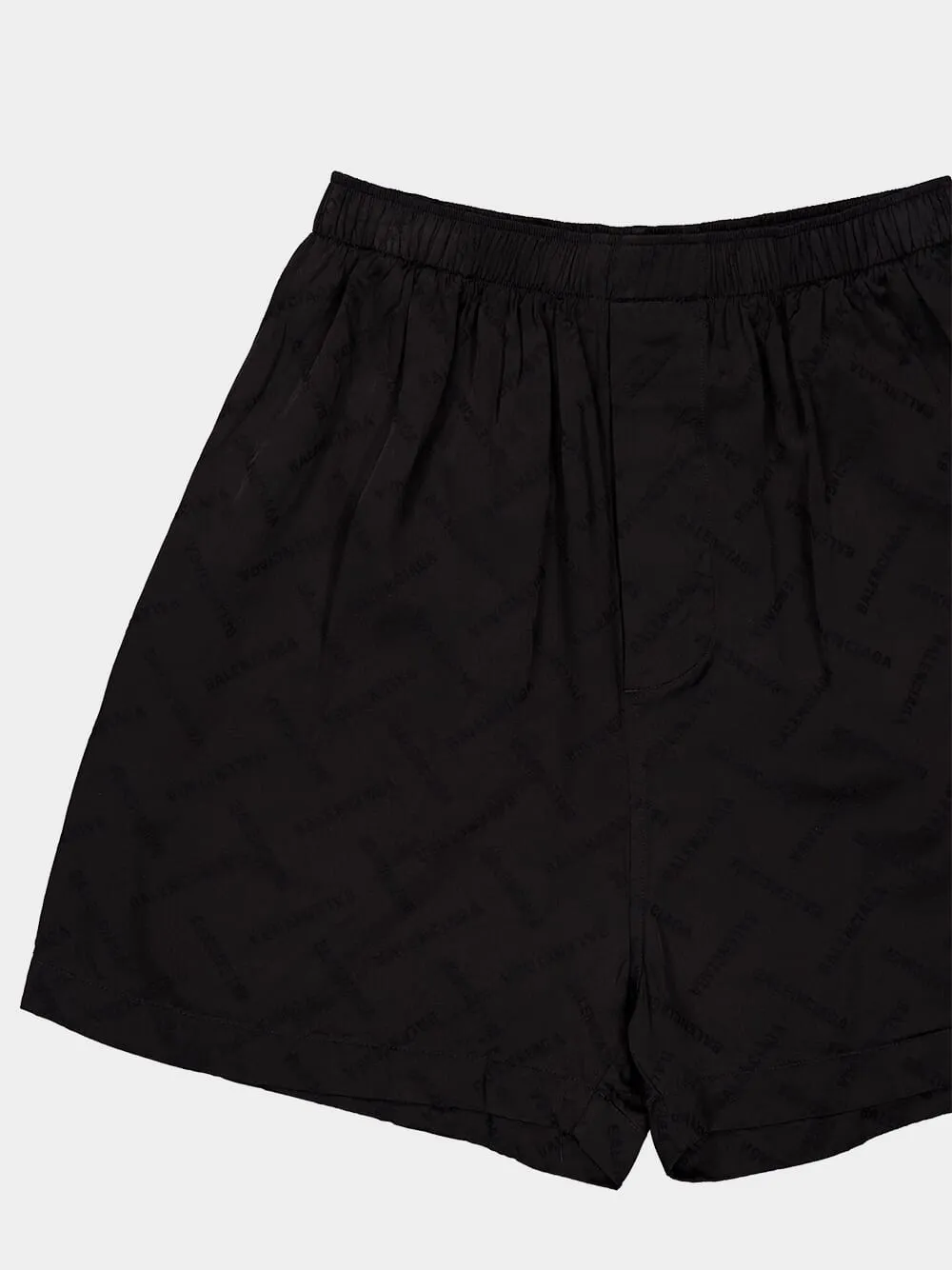 Logo Satin Shorts
