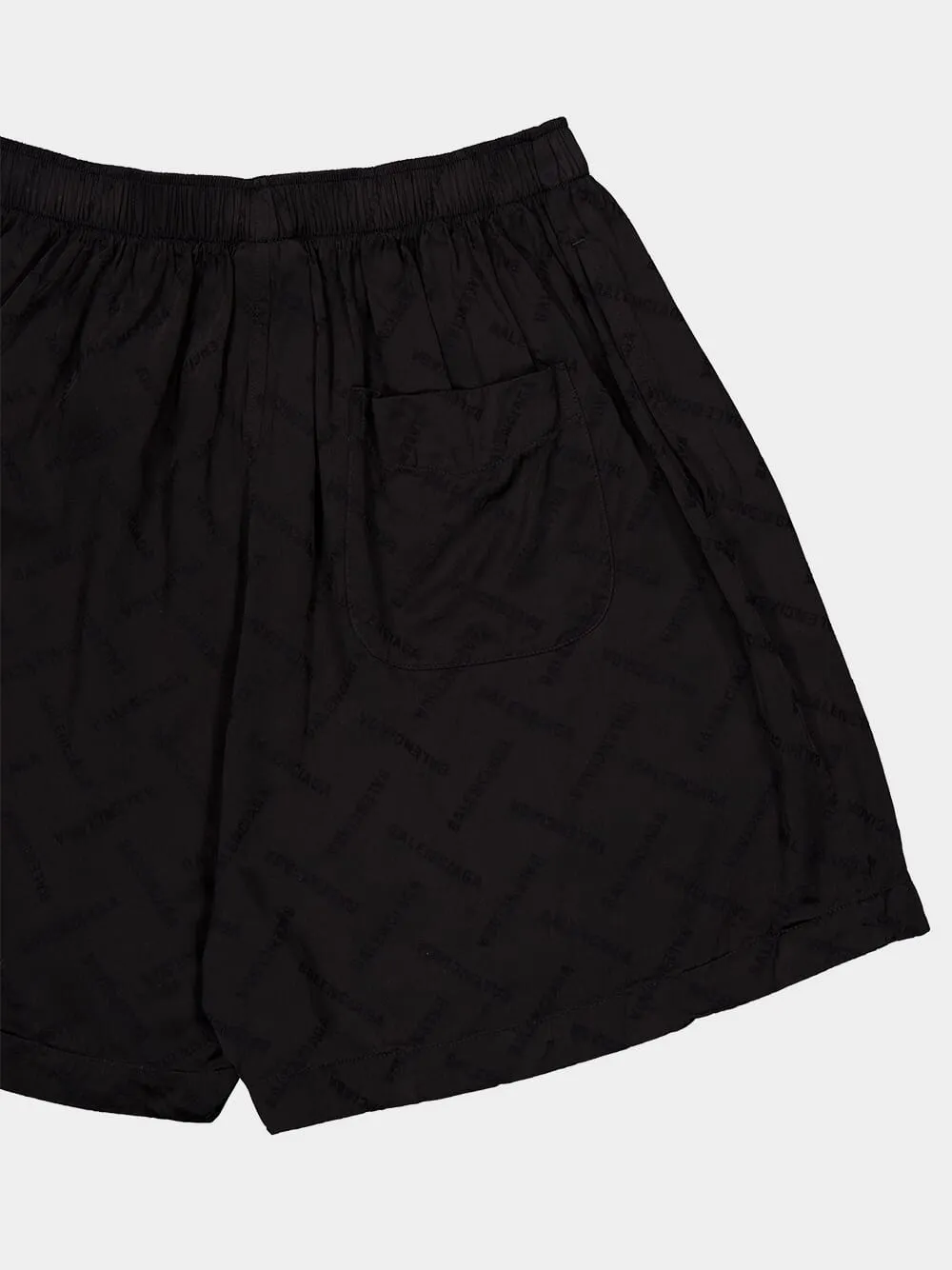 Logo Satin Shorts