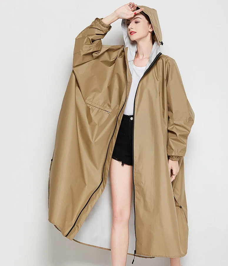 Long mackintosh poncho - Trendy fashion for any season