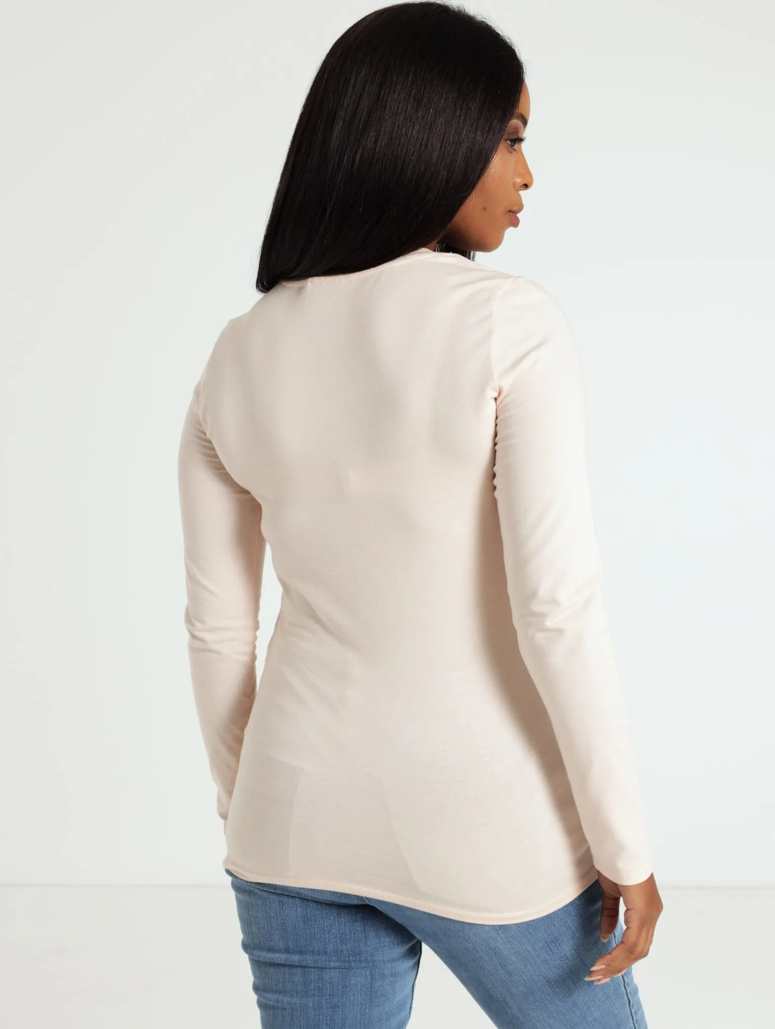 Long Sleeve Tee - Blush