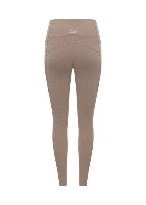 Lorna Jane Amy No Ride Phone Pocket Ankle Biter Leggings - Bone