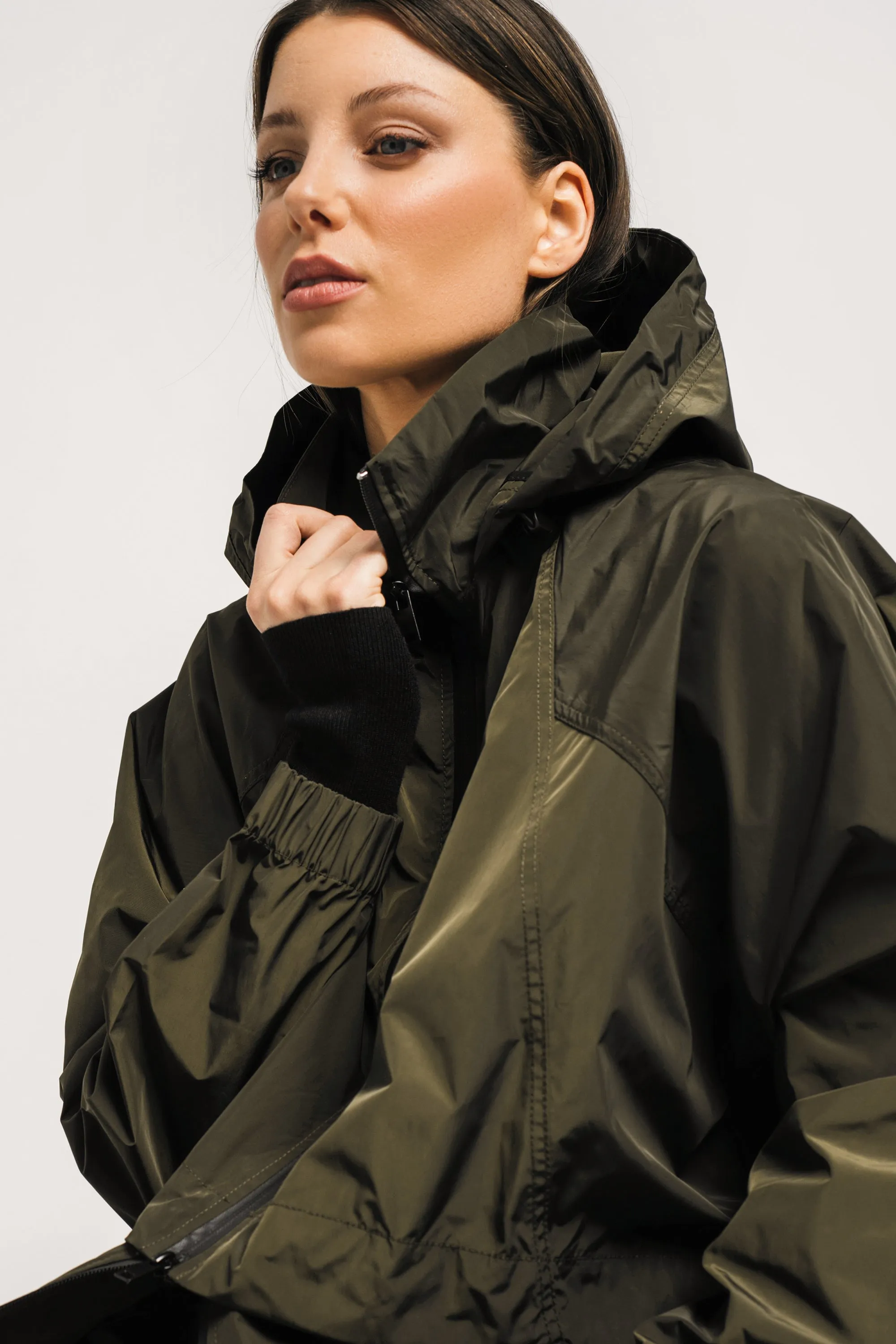 Lounge the Label II TOLEDO Detachable 2 Way Jacket - olive