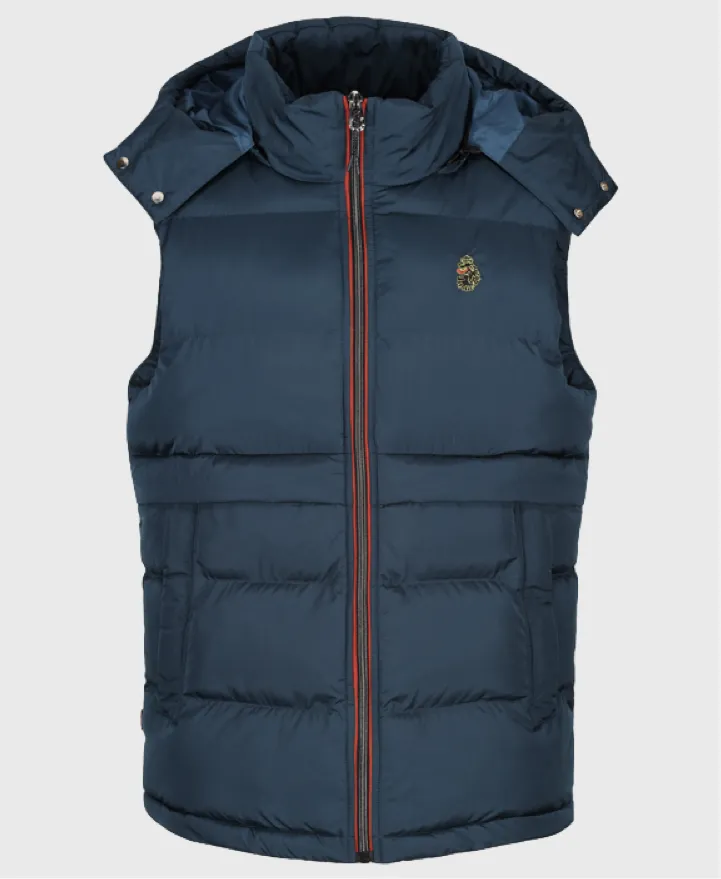 Luke 1977 M500755 Egrit Quilted Gilet Atlantic