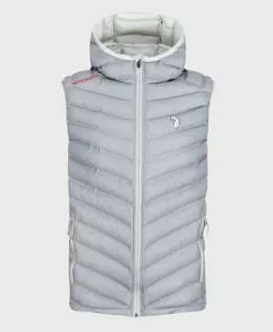 Luke 1977 M560778 Global Padded Gilet Silver Grey
